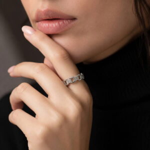 انگشتر نقره زنانه کد0018