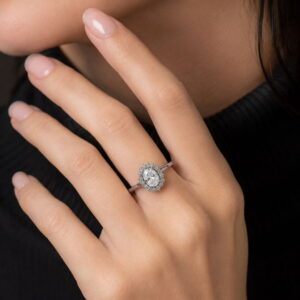 انگشتر نقره زنانه کد0019